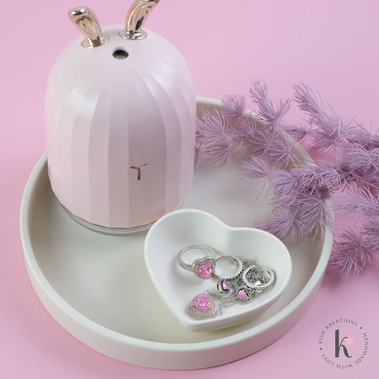 170mm Small Round Tray | Plain Design - Kish Kreations - Fire resistant Trays Australia, Homewares, Large Trays - 170mm-small-round-tray-plain-design