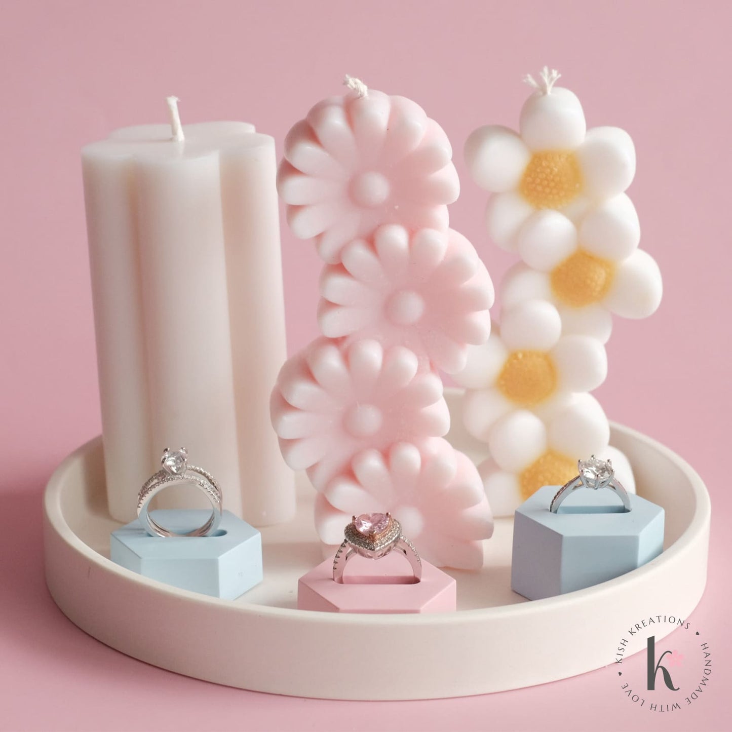 170mm Small Round Tray | Plain Design - Kish Kreations - Fire resistant Trays Australia, Homewares, Large Trays - 170mm-small-round-tray-plain-design