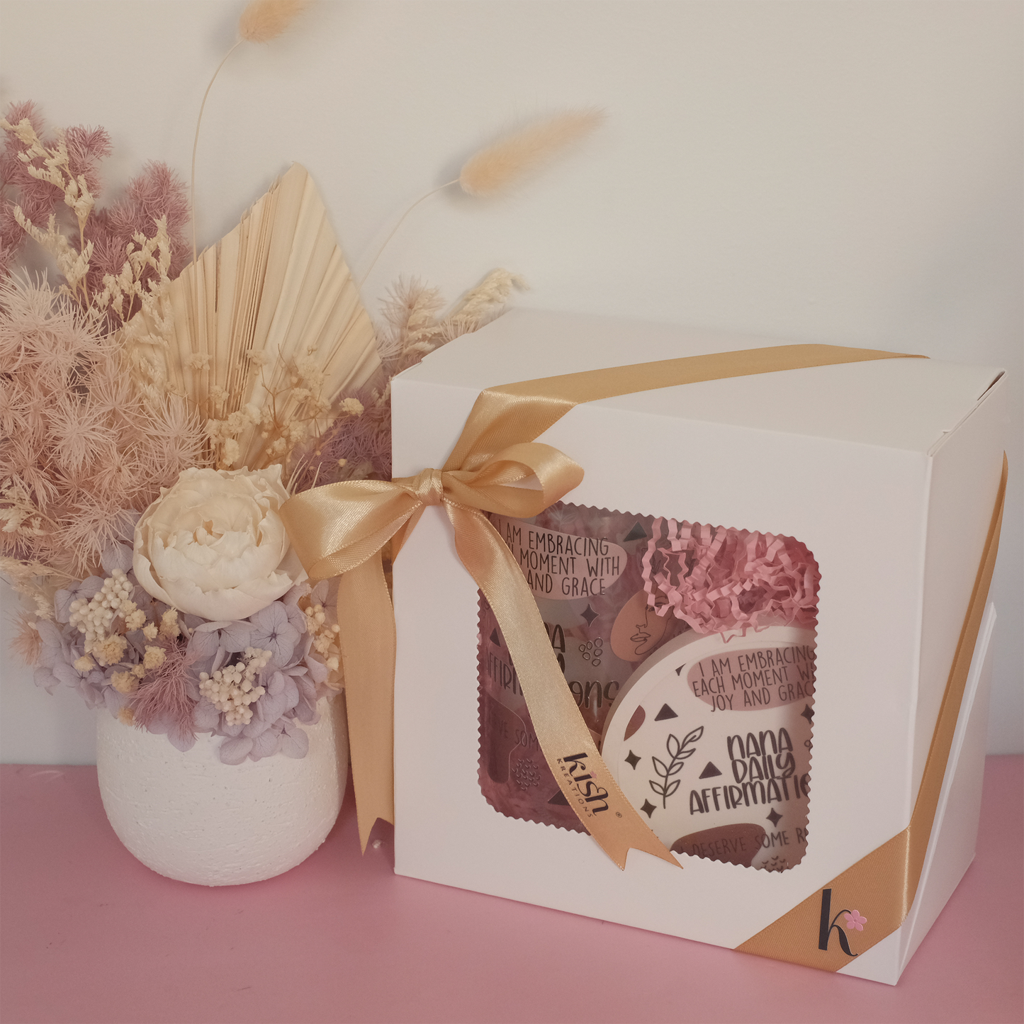 Libbey Glass and Coaster Set - Nana Daily Affirmations