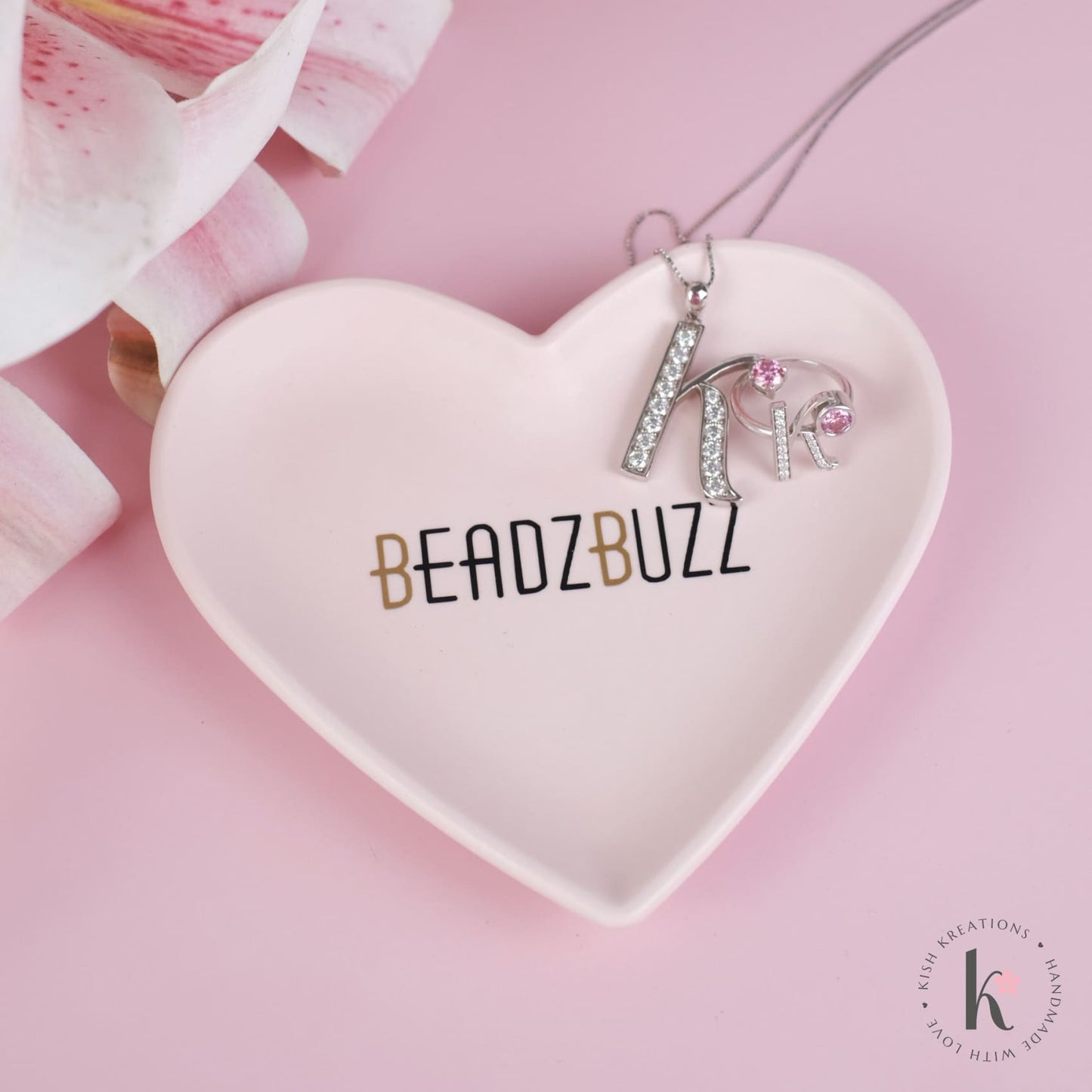Heart Ring Dish | Custom | Plain Design - Kish Kreations - Birthday Gift for her Australia, Heart Ring Dishes, Heart Shaped Gifts, Homewares, Personalised Ring Dish Australia, trinket dish, Trinket Trays, Wedding - heart-ring-dish-your-name-plain-design