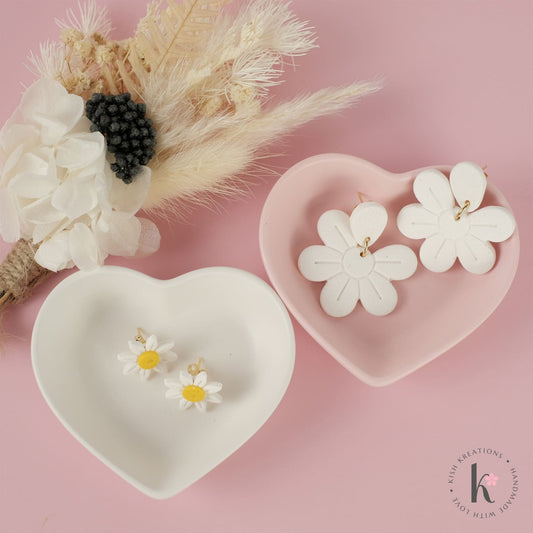 Heart Ring Dish Mini | Plain Design - Kish Kreations - Heart Ring Dishes, Homewares, Personalised Ring Dish Australia, Trinket Trays, Wedding - heart-ring-dish-mini-plain-design