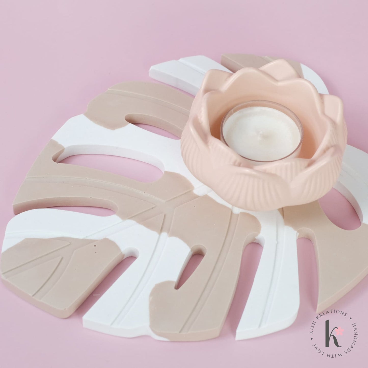 Large Monstera Coaster | Albo Borsigiana Design - Kish Kreations - Homewares, Large Trays - big-monstera-coaster-albo-borsigiana-design