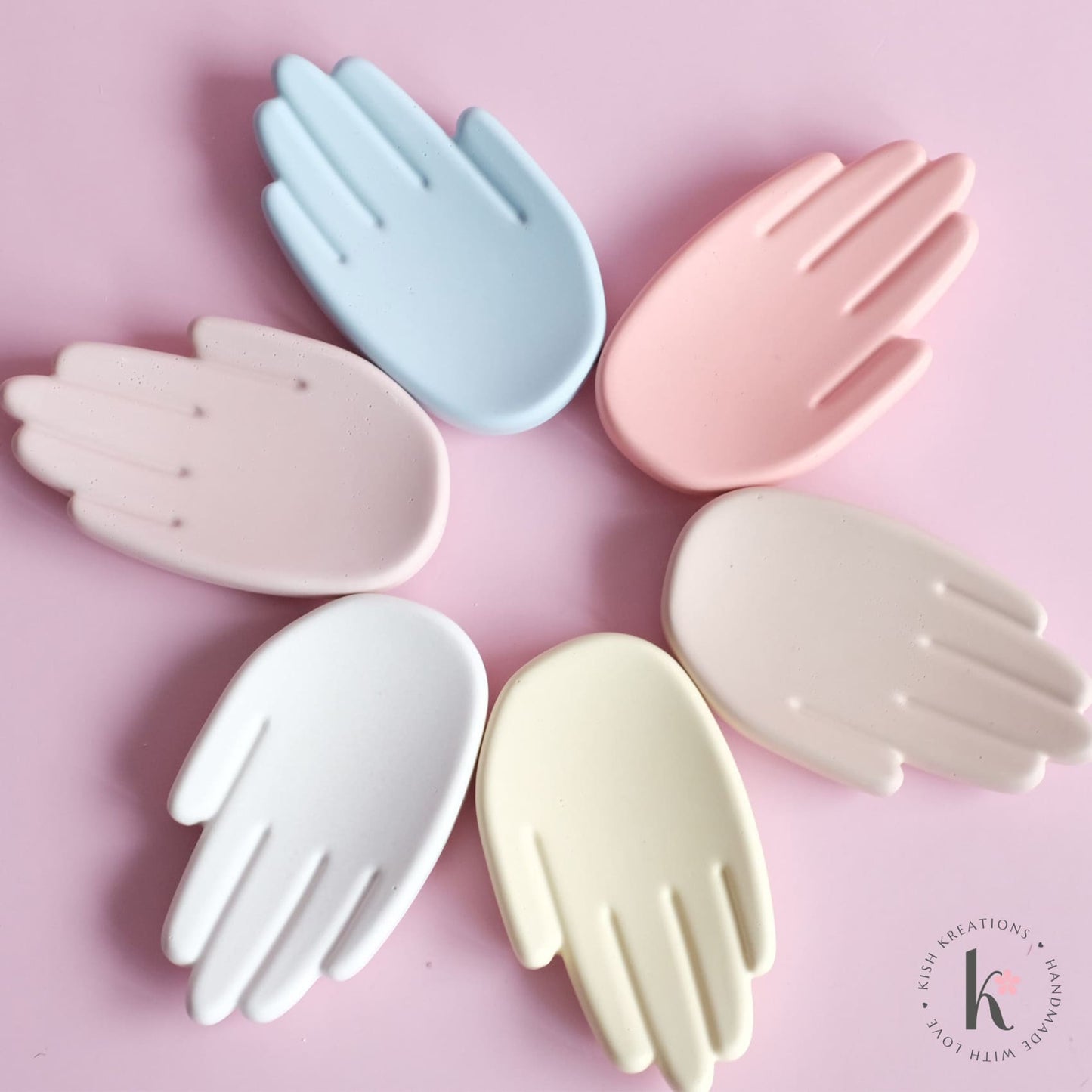 Little Palm Trinket Dish | Plain Design - Kish Kreations - Homewares, jewellery trinket dish, Ring Dish Australia, Trinket Trays - little-palm-trinket-dish-plain-design