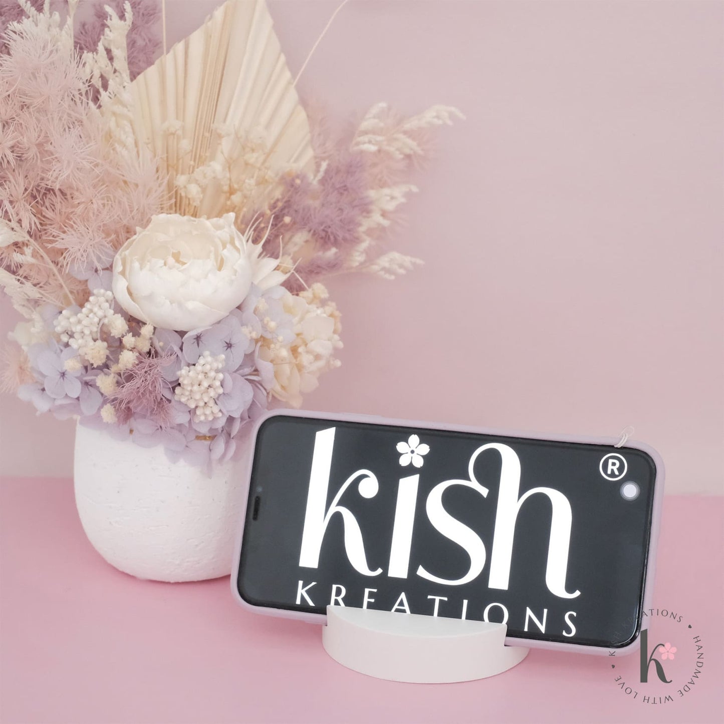 Mobile Phone Stand | Plain Design - Kish Kreations - Birthday Gifts, eyeglasses organiser, Gift for the guys, Homewares, Mobile Phone Stand, Trinket Trays - mobile-phone-stand-plain-design