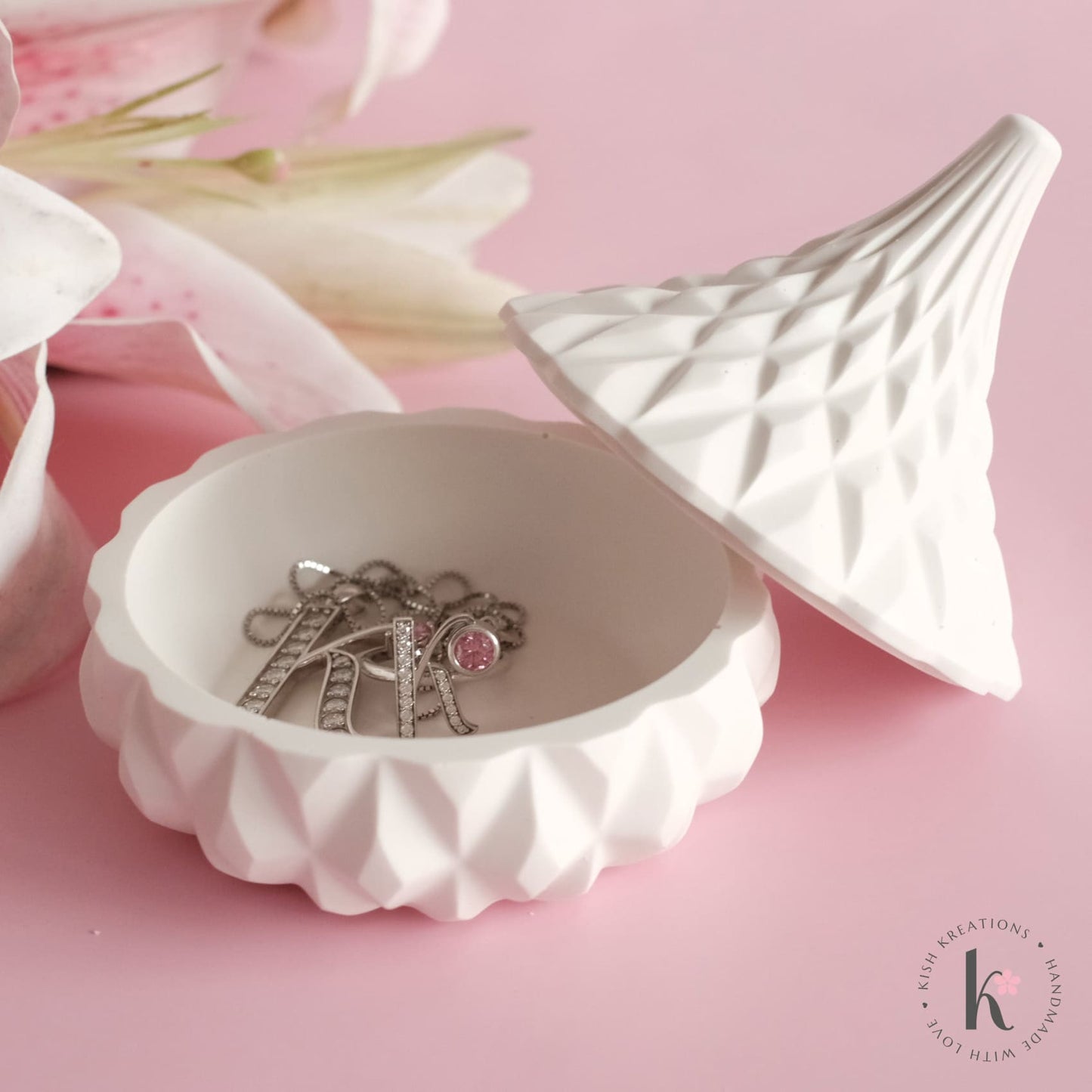 Trinket Box | Plain Design - Kish Kreations - Homewares, jewellery box, Jewelry Boxes Australia, Trinket Boxes - trinket-box-plain-design