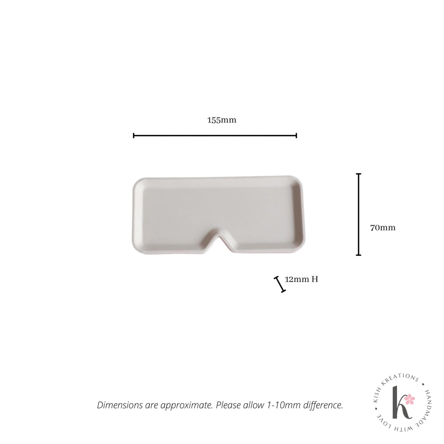 Eyewear Tray | Plain Design - Kish Kreations - Birthday Gifts, eyeglasses organiser, Eyewear tray, Gift for the guys, Homewares, jewellery trinket dish, sunglass organiser, Trinket Trays - eyewear-tray-plain-design