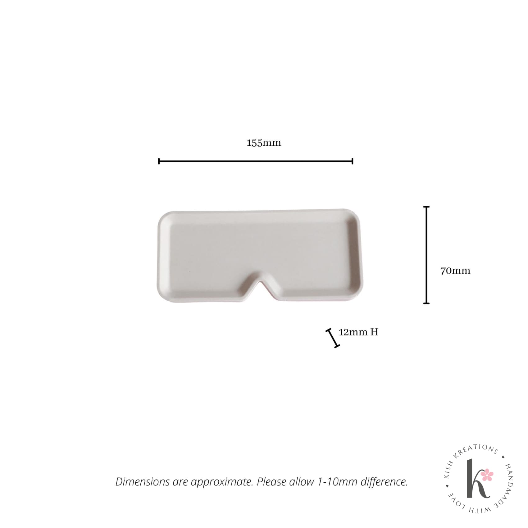 Eyewear Tray | Plain Design - Kish Kreations - Birthday Gifts, eyeglasses organiser, Eyewear tray, Gift for the guys, Homewares, jewellery trinket dish, sunglass organiser, Trinket Trays - eyewear-tray-plain-design