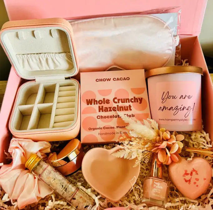 Pink heart-shaped ceramic dish with a subtle glossy finish and delicate white star design on its surface