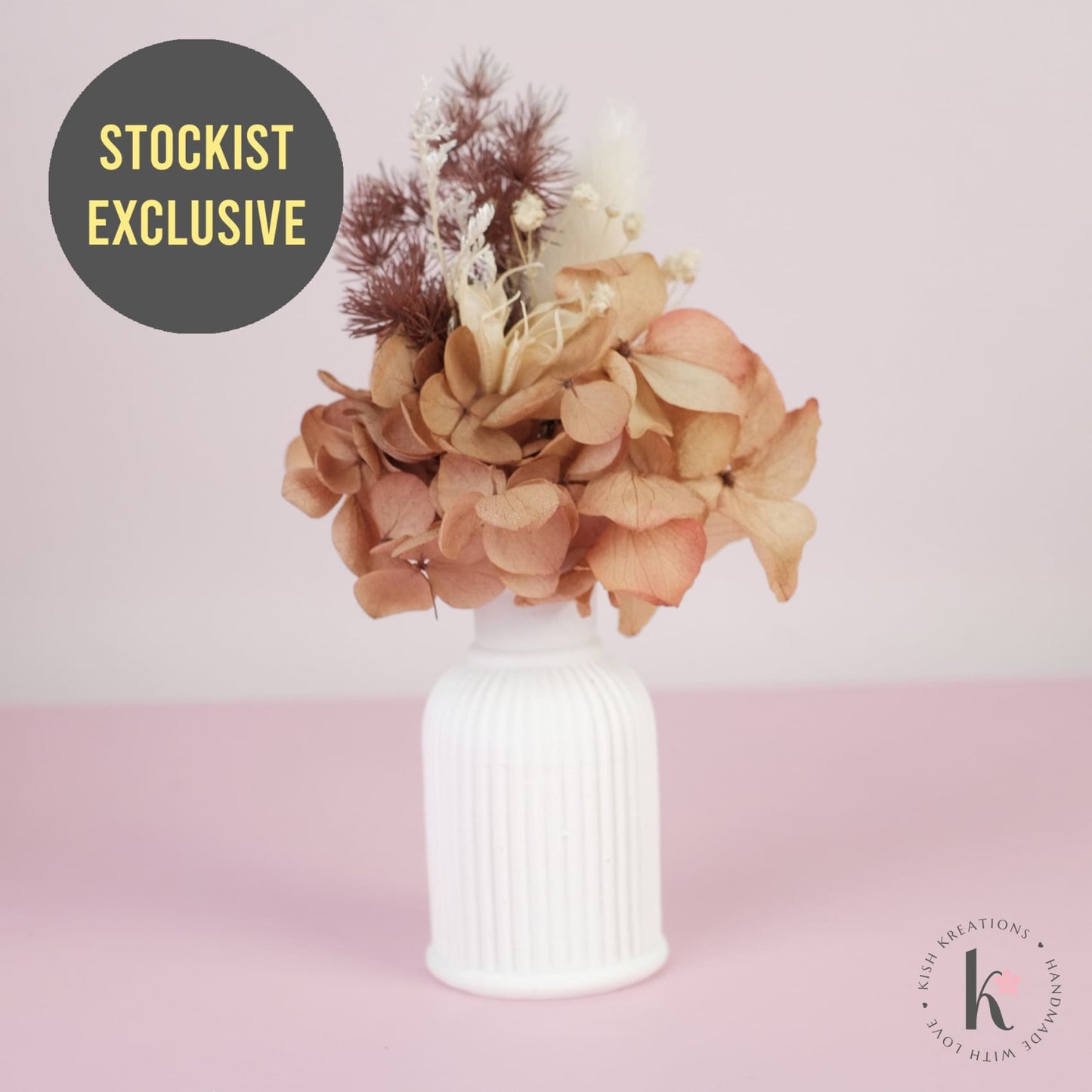 [Stockist Exclusive] Mini Vase - Kish Kreations - Homewares, Mini Vase, Planters, Pots, Ribbed Vase, Stockist Exclusive, Trinket Trays, Vases - stockist-exclusive-mini-vase