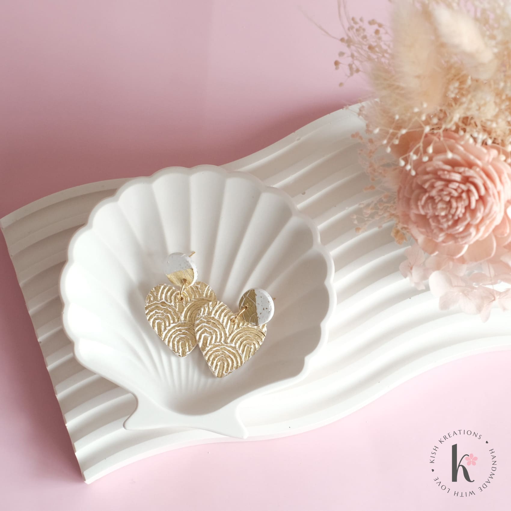 Wave Decorative Tray | Plain Design - Kish Kreations - Fire Resistant Trays Australia, Homewares, Large Trays - wave-decorative-tray-plain-design